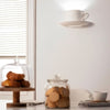 *STOCK* Applique In Gesso Ceramico TAZZINA 280x140x150mm 40W G9 IP20 - Eternal Parquet