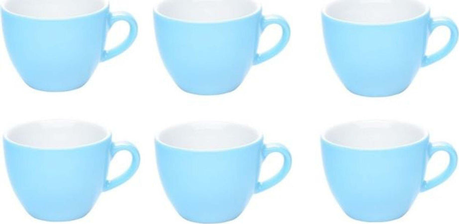 TAZZINE TAZZE CAFFÈ SET SERVIZIO 6 COLORATE COLOR AZZURRO CERAMICA 6X5CM IDEA Casa e cucina/Stoviglie/Piatti ciotole e vassoi/Tazze e piattini/Tazze e tazzine da caffè Trade Shop italia - Napoli, Commerciovirtuoso.it