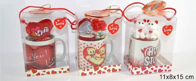 Tazzone Tazza Con Idee Regali San Valentino 11x8x15cm Confezione In Vari Modelli Giochi e giocattoli/Peluche/Animali di peluche Trade Shop italia - Napoli, Commerciovirtuoso.it