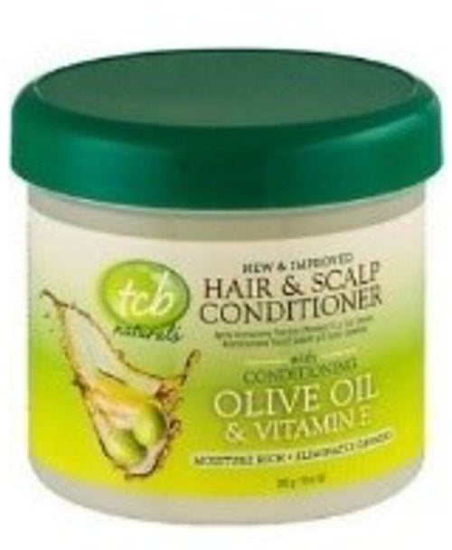 TCB CREMA IDRATANTE PER CAPELLI CON OLIO DI OLIVE E VITAMINA E (283G ) AFRO LATINO .