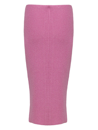 Tom Ford Gonna a Tubino con zip in Maglia Rosa da donna