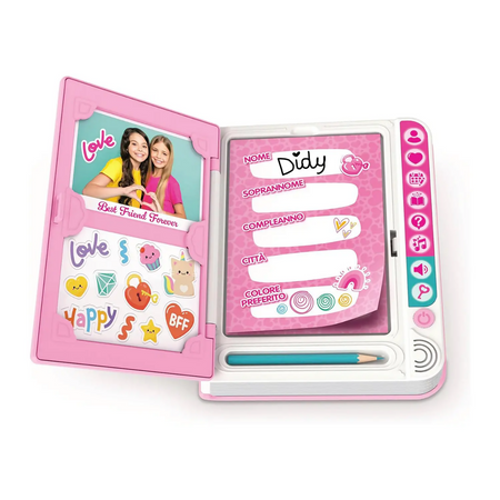 Clementoni - BFF Didy Il Mio Diario Segreto Interattivo