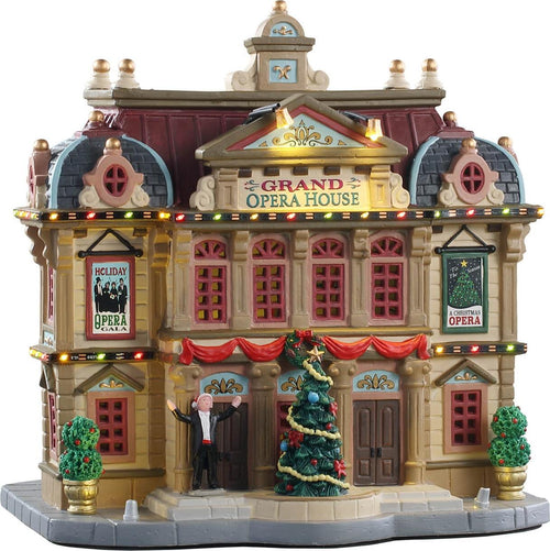 Teatro dell'Opera natalizio decorazione per villaggio di Natale in poliresina con luci e suoni Casa e cucina/Decorazioni per interni/Addobbi e decorazioni per ricorrenze/Decorazioni natalizie/Oggettistica MagiediNatale.it - Altamura, Commerciovirtuoso.it