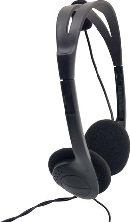 Techly-Cuffia-Stereo-con-Microfono-Nero