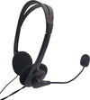 Techly-Cuffia-Stereo-con-Microfono-Nero