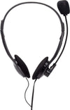 Techly-Cuffia-Stereo-con-Microfono-Nero