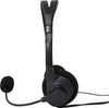 Techly-Cuffia-Stereo-con-Microfono-Nero
