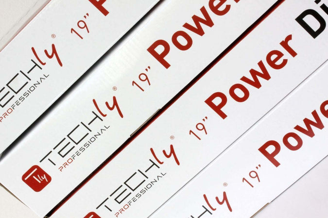 TECHLY-PROFESSIONAL-Multipresa-per-rack-19''-8-posti-con-interruttore-Cavo-3m