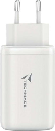 Techmade-65w-caricatoreuniversale-gan-usb-c-+-usb-a-white