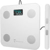 Techmade-Bilancia-Pesapersone-Body-Fat-Elettrodi-180kg-Bianca