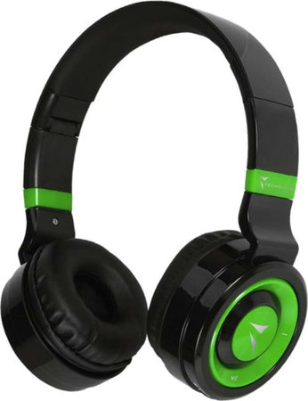 Techmade-cuffie-wireless-bt+-microfono-green
