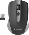 Techmade-Gembird-Mouse-Senza-Fili-Space-Grey-Black