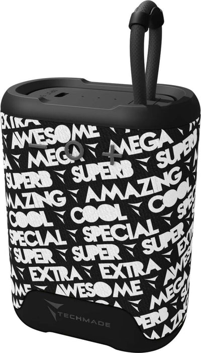 Techmade-Speaker-Portatile-Pattern-Black