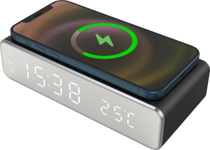 Techmade-Sveglia-Con-Ricarica-Wireless-Smartphone-15w-nera