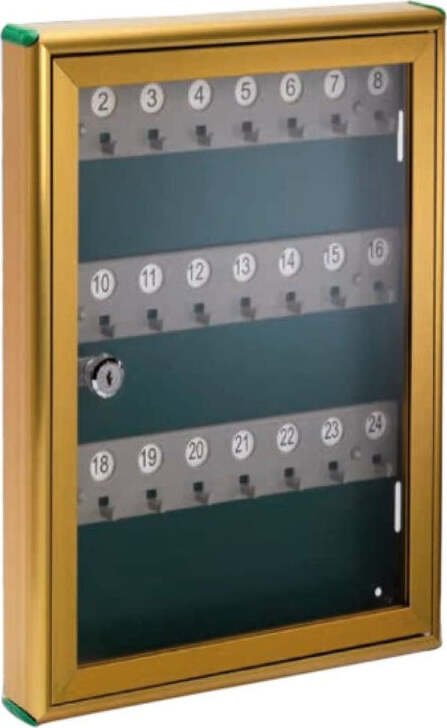 TECHNOMAX---BACHECA-PORTACHIAVI-IN-ALLUMINIO-BRONZATO---24-POSTI-NUMERATI