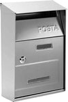 TECHNOMAX---CASSETTA-POSTALE-GIGLIO-ACCIAIO-INOX-CM-21.5x10.5x33CM