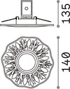 Tecnico-Classico-Polka-Alluminio-Ottone-Brunito-1-Luce-Gu10