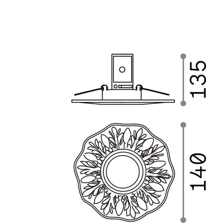Tecnico-Classico-Polka-Pietra---Cemento---Gesso-Bianco-1-Luce-Gu10