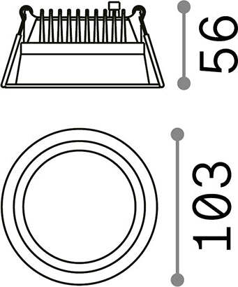 Tecnico-Deep-Alluminio-Bianco-Led-10W-4000K-Luce-Naturale