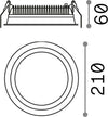 Tecnico-Deep-Alluminio-Bianco-Led-30W-3000K-Luce-Calda