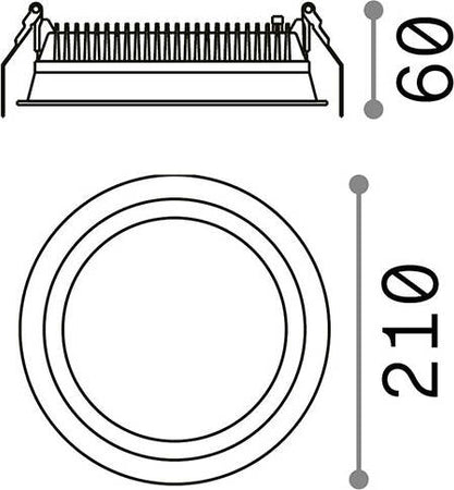 Tecnico-Deep-Alluminio-Bianco-Led-30W-3000K-Luce-Calda