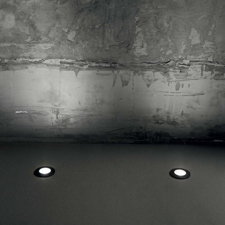 Tecnico-Moderno-Gravity-Round-Materie-Plastiche-Nero-1-Luce-Gu10-Small
