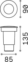 Tecnico-Moderno-Gravity-Round-Materie-Plastiche-Nero-1-Luce-Gu10-Small