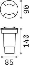 Tecnico-Moderno-Landing-Materie-Plastiche-Nero-1-Luce-Gu10