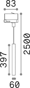 Tecnico-Moderno-Look-Metallo-Bianco-1-Luce-Gu10-7W-3000K-Luce-Calda
