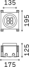 Tecnico-Moderno-Taurus-Alluminio-Cromo-Led-10W-3000K-Luce-Calda