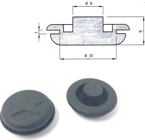 TECNOGAS - GOMMINO PULSANTE ACCENSIONE ELETTRONICA PER CUCINA E PIANO COTTURA Casa e cucina/Grandi elettrodomestici/Accessori e parti di ricambio/Ricambi e accessori per piani cottura/Altri ricambi per piani cottura Rossi Ricambi - Venetico Marina, Commerciovirtuoso.it