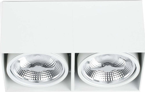 TECTO 2L AR111 Lampada plafoniera bianca Illuminazione/Illuminazione per interni/Lampadari lampade a sospensione e plafoniere/Plafoniere Led Mall Home - Napoli, Commerciovirtuoso.it