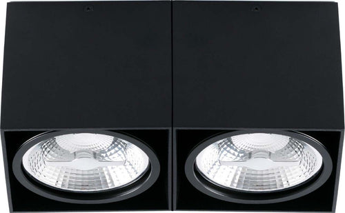 TECTO 2L AR111 Lampada plafoniera nera Illuminazione/Illuminazione per interni/Lampadari lampade a sospensione e plafoniere/Plafoniere Led Mall Home - Napoli, Commerciovirtuoso.it