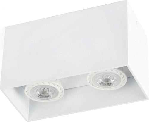 TECTO 2L Lampada plafoniera bianca GU10 Illuminazione/Illuminazione per interni/Lampadari lampade a sospensione e plafoniere/Plafoniere Led Mall Home - Napoli, Commerciovirtuoso.it