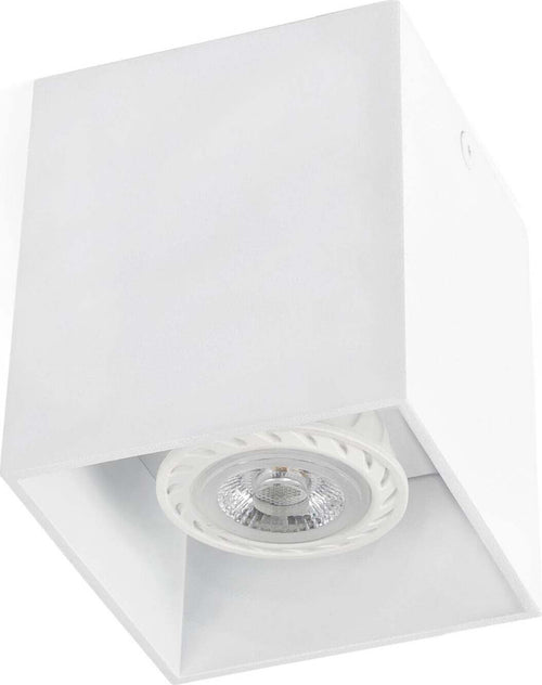 TECTO Lampada plafoniera bianca GU10 Illuminazione/Illuminazione per interni/Lampadari lampade a sospensione e plafoniere/Plafoniere Led Mall Home - Napoli, Commerciovirtuoso.it