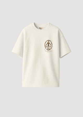 UNTITLED ARTWORKS Tee Pilgrim Cream da uomo