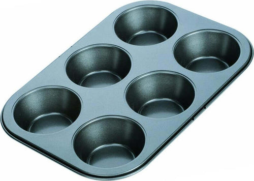 TEGLIA ANTIADERENTE SFORNA MUFFIN CUPCAKE PIROTTINI 6 POSTI DIMENSIONE 19X27CM Casa e cucina/Teglie da forno e accessori per pasticceria/Teglie e stampi/Teglie per muffin e cupcake Trade Shop italia - Napoli, Commerciovirtuoso.it