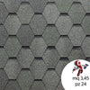 Tegola-Canadese-Premium-Mosaik-Bituminosa-3,45-mq/pacco-24-pezzi
