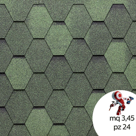 Tegola-Canadese-Premium-Mosaik-Bituminosa-3,45-mq/pacco-24-pezzi