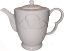 Teiera Con Decoro Angelo Antichizzato in Ceramica Bianca Marca Accornero Home Altezza 29 Cm Casa e cucina/Tè e caffè/Accessori da tè/Teiere Ideart - Valdilana, Commerciovirtuoso.it