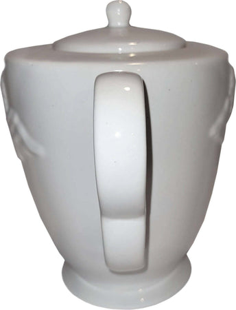 Teiera Con Decoro Angelo Antichizzato in Ceramica Bianca Marca Accornero Home Altezza 29 Cm Casa e cucina/Tè e caffè/Accessori da tè/Teiere Ideart - Valdilana, Commerciovirtuoso.it