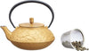 Teiera in ghisa Ajiro Tsubaki oro (800 cc) Casa e cucina/Tè e caffè/Teiere con infusore MariTea bottega del Tè - Lodi, Commerciovirtuoso.it