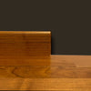 BATTISCOPA BC in legno MASSELLO impiallacciato VERO LEGNO DI TEAK 70x10 verniciato opaco poro aperto - Eternal Parquet