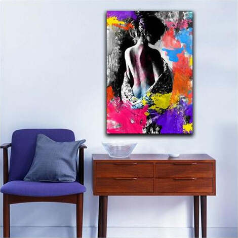 Tela da Parete Ritratto Donna Multicolore 45x2x70 cm Casa e cucina/Decorazioni per interni/Arte/Poster e stampe Scontolo.net - Potenza, Commerciovirtuoso.it