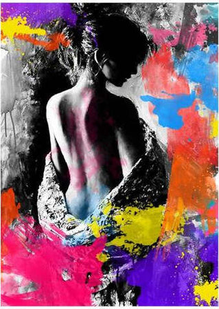 Tela da Parete Ritratto Donna Multicolore 45x2x70 cm Casa e cucina/Decorazioni per interni/Arte/Poster e stampe Scontolo.net - Potenza, Commerciovirtuoso.it