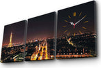 Tela decorativa con orologio 3 pezzi 3P3040CS-66 Casa e cucina/Decorazioni per interni/Orologi/Orologi da parete Scontolo.net - Potenza, Commerciovirtuoso.it