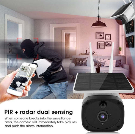 Telecamera 1080p Wifi Wireless Cctv Pannello Solare Visione Notturna Ir Allarme Casa, arredamento e bricolage > Sicurezza e Antifurti > Sistemi di Videosorveglianza Trade Shop italia - Napoli, Commerciovirtuoso.it