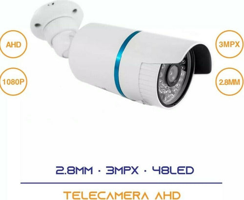 TELECAMERA-AHD-2.8-MM-3-MPX-48-LED-CCD-IR-PAL-VIDEOSORVEGLIANZA