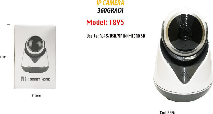 Telecamera Camera Motorizzata 3mpx Videosorveglianza Ip Infrarossi Maxtech 18y5 Casa, arredamento e bricolage > Sicurezza e Antifurti > Sistemi di Videosorveglianza Trade Shop italia - Napoli, Commerciovirtuoso.it