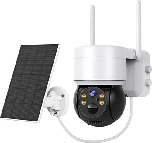 Telecamera con Batteria Solare Pannello separato 360 Esterno PTZ Wi-Fi Esterno Senza Fili Fai da te/Sicurezza e protezione/Sistemi di sicurezza domestica/Kit video per la sicurezza domestica/Videocamere di sorveglianza/Dom camera Zencoccostore - Formia, Commerciovirtuoso.it